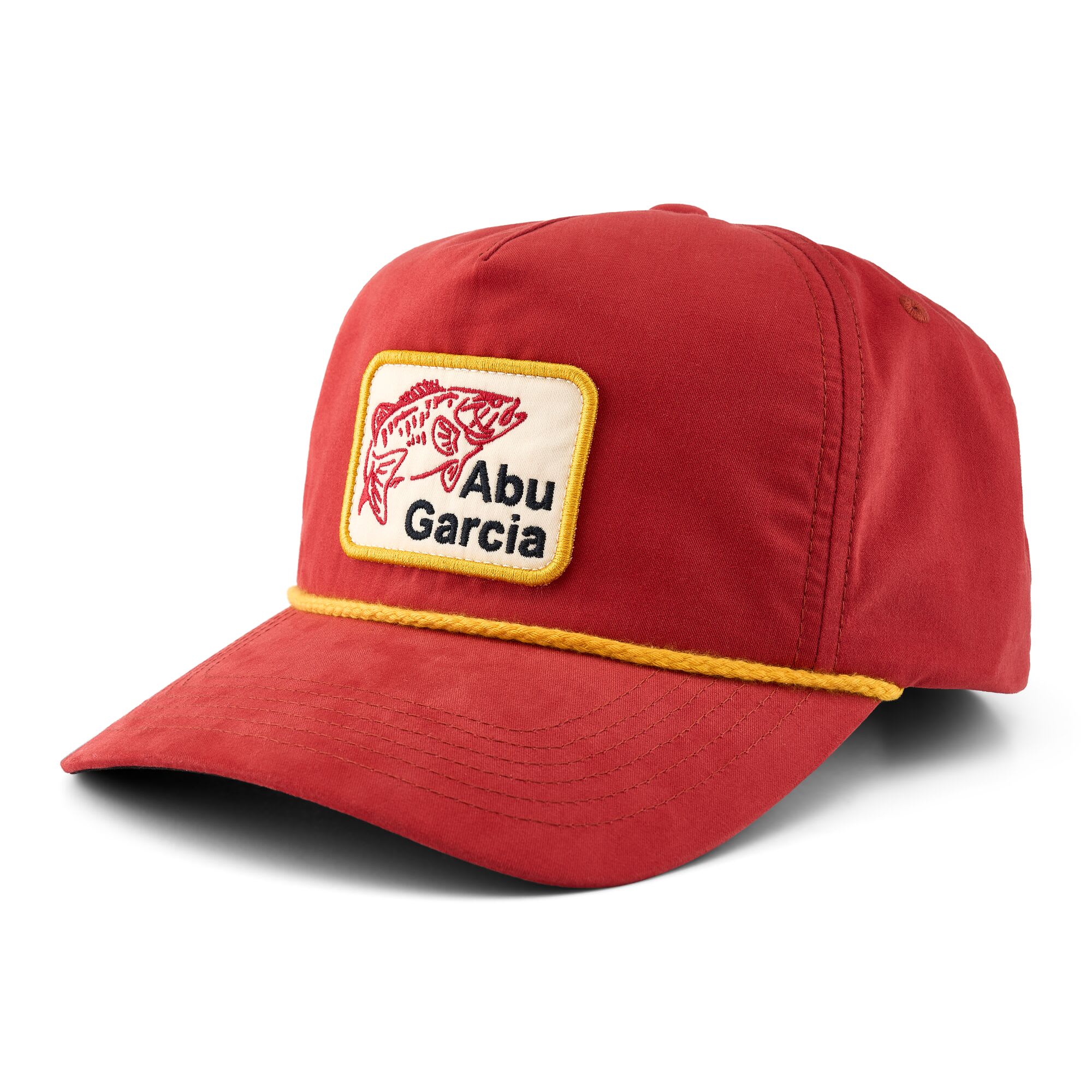Abu Garcia Bass Patch Flat Brim Rope Hat - Image 4