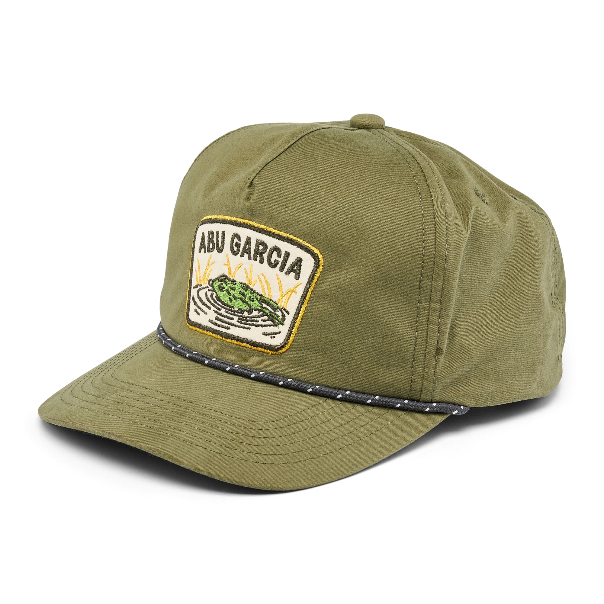 Abu Garcia Frog Patch Flat Brim Rope Hat - Image 2