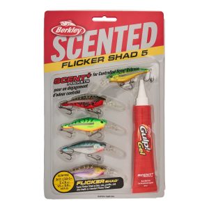 Berkley Scented Flicker Shad® Tiger Pack