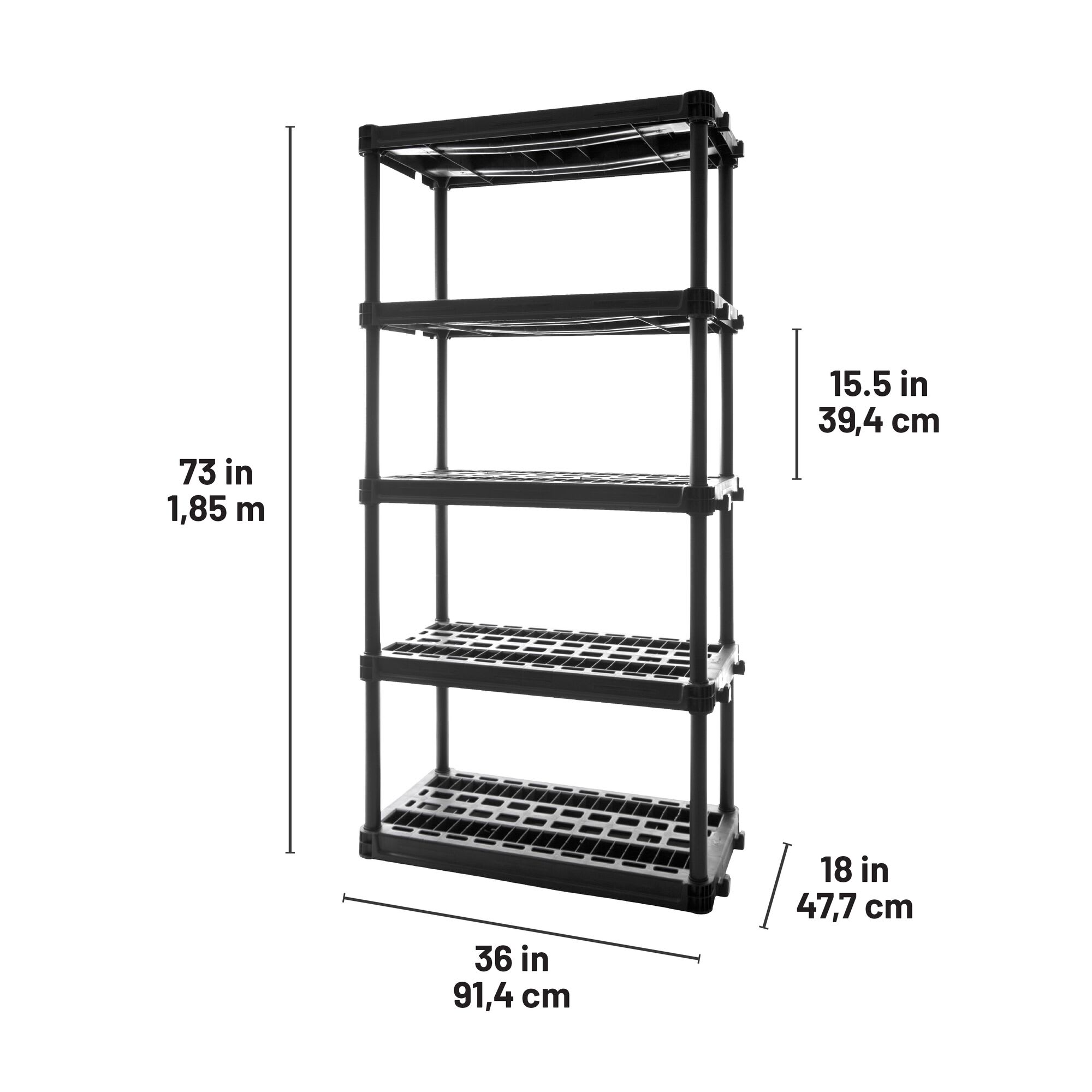 Plano 5-Shelf Heavy-Duty Storage Unit - Image 3